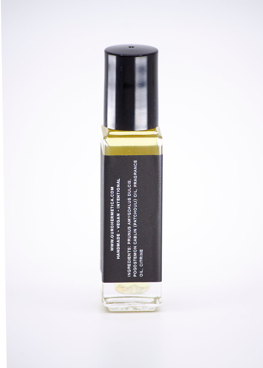 Osiris Roll-on Perfume Oil with Citrine – OuroHermetica