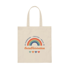 Open image in slideshow, OuroHermetica Rainbow Canvas Tote Bag
