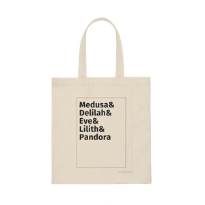 Open image in slideshow, Medusa &amp; Canvas Tote Bag
