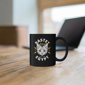Bastet Egypt 11oz Black Mug