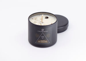 Open image in slideshow, Thoth Ritual Soy Candle with Botanicals &amp; Tigers Eye
