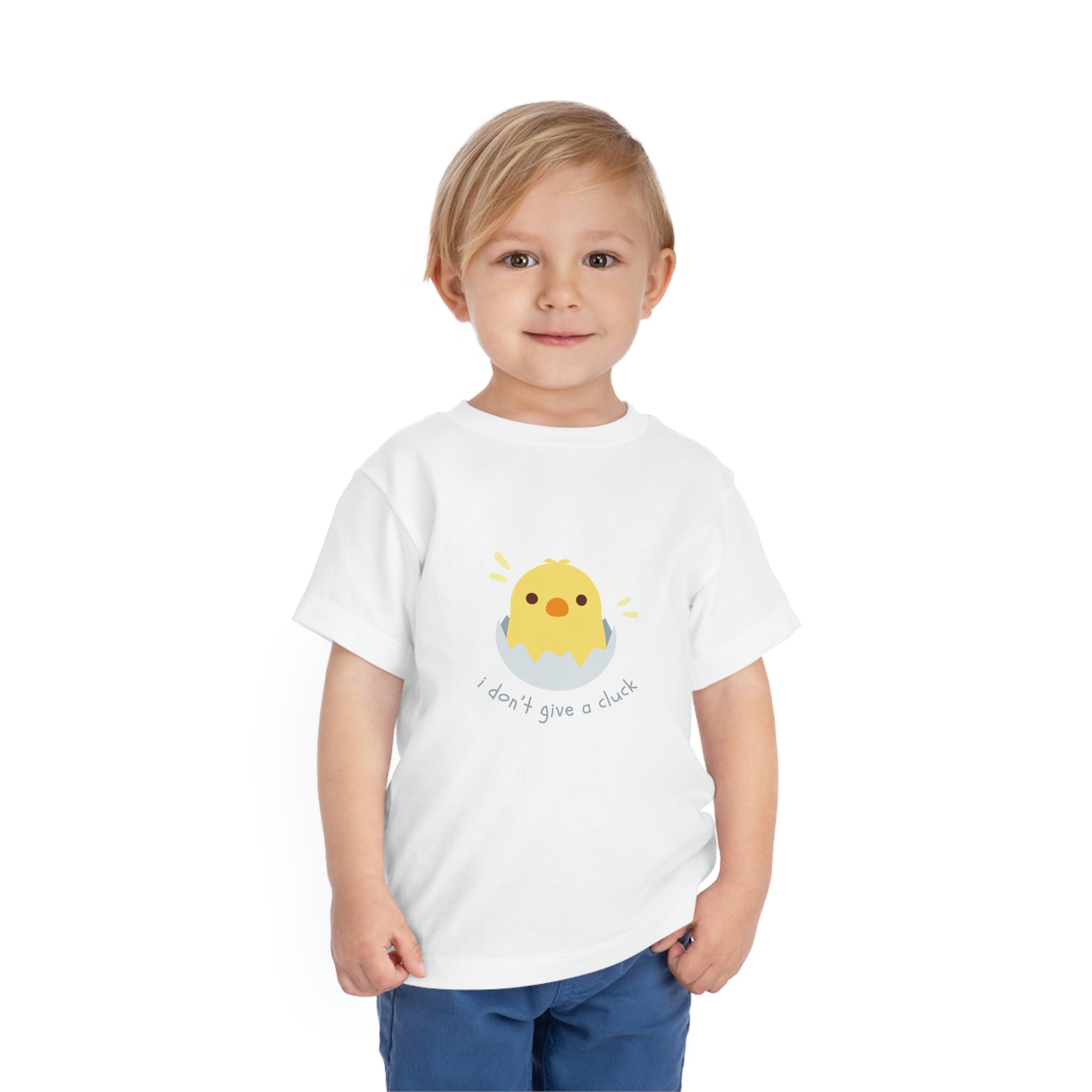 I Don’t Give a Cluck Toddler Short Sleeve Tee